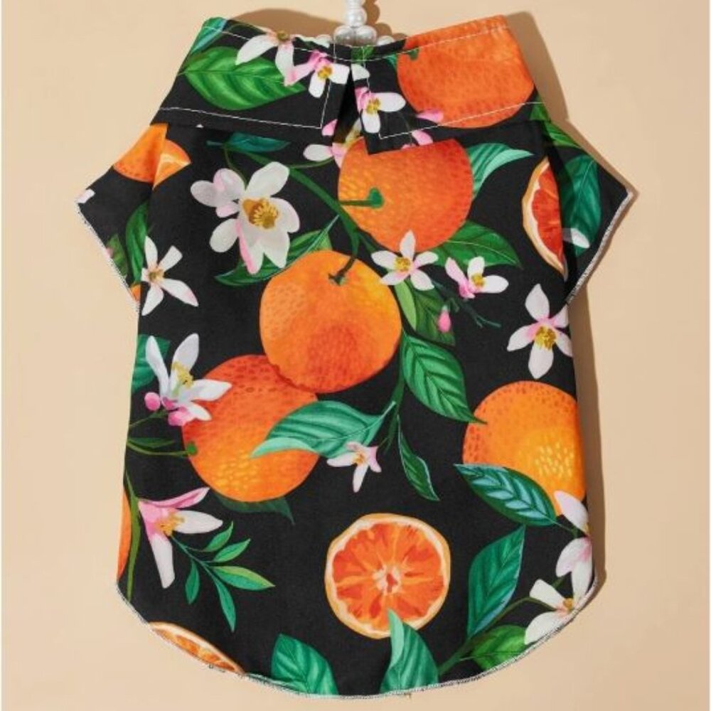 Tropical pet shirt - small
